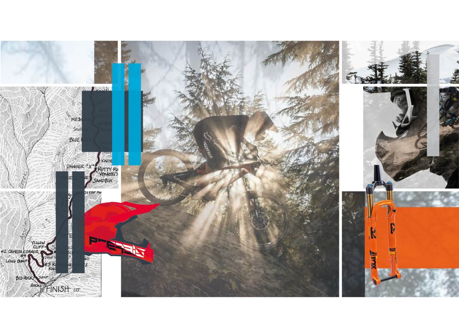 MTB Apparel Design Moodboard Sportswear