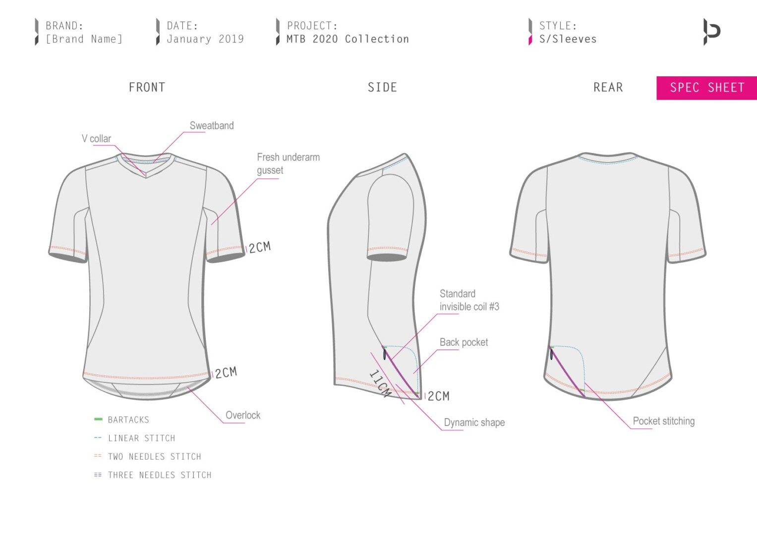 MTB Apparel Design T Shirt Sportswear