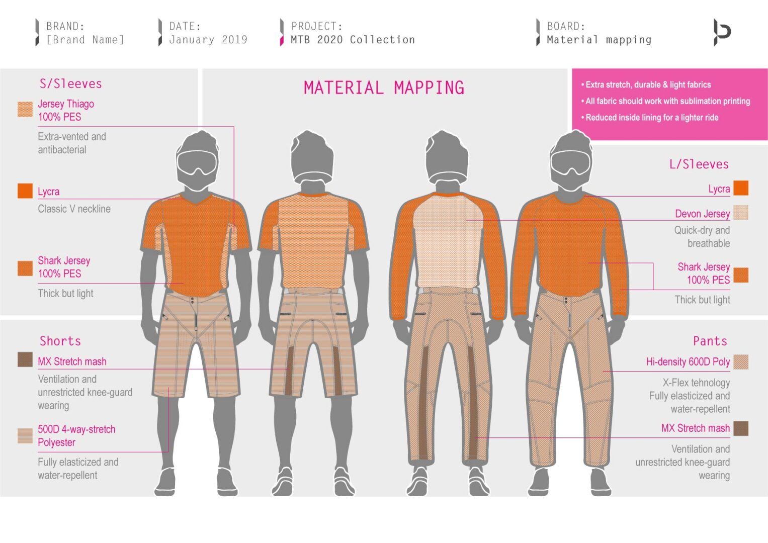 MTB Apparel Design Tech