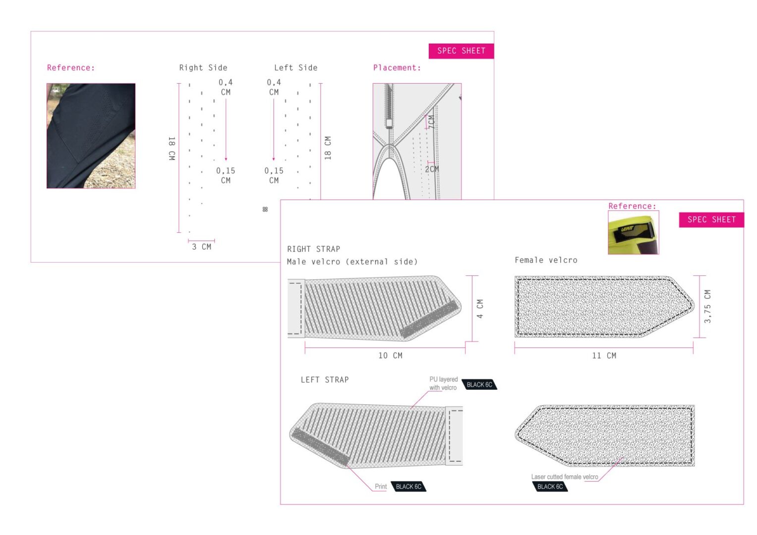 MTB Apparel Design Tech Detail